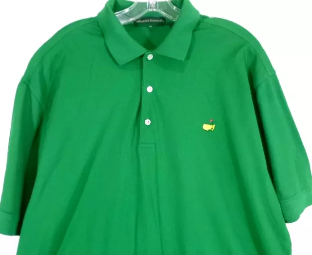 THE MASTERS-AUGUSTA NATIONAL-MENS Classic Cotton Golf Polo Shirt-XL ...