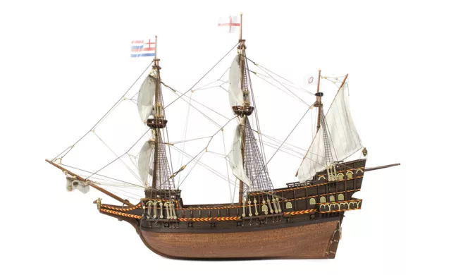 Occre Golden Hind 1:85 (12003) - Ideal Beginners Wooden Model Boat Kit 2