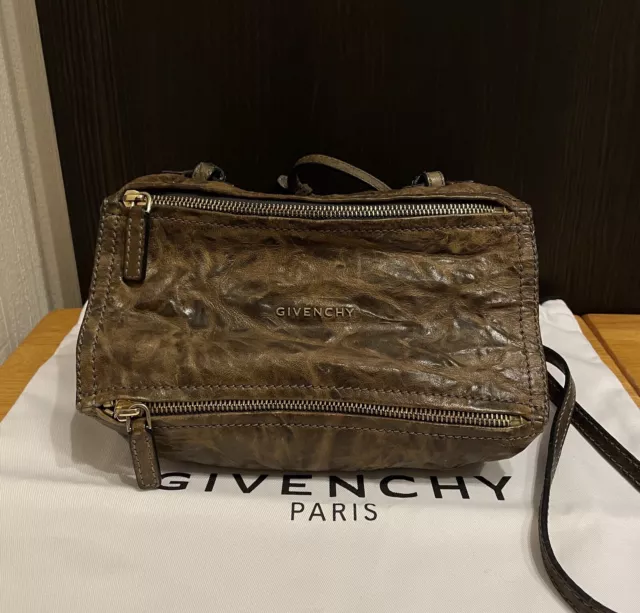 Used Authentic Givenchy Mini Pandora Shoulder Bag