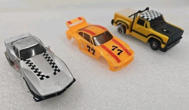 Voiture De Slot TCR RZL 1979 – Corvette Zig Zag, Rare, édition Vintage Hong Kong