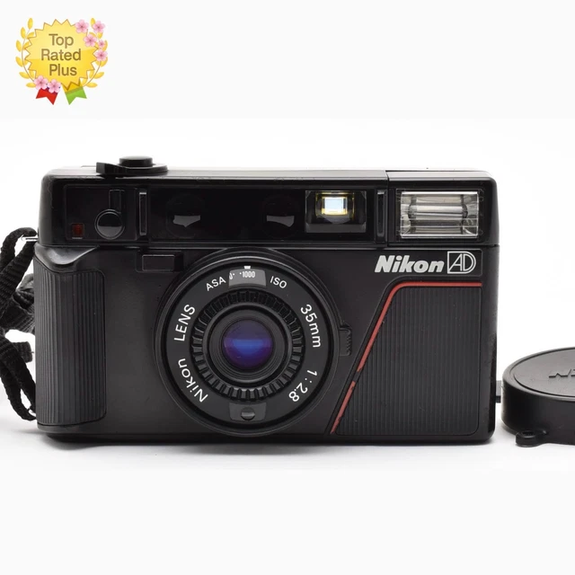 NIKON L35 AD ISO 1000 Pikaichi Point & Shoot Film Camera [NEAR