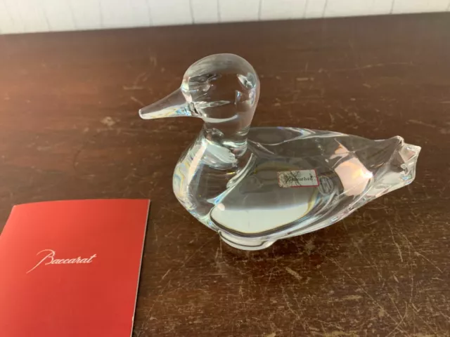 Canard en cristal de Baccarat modèle1