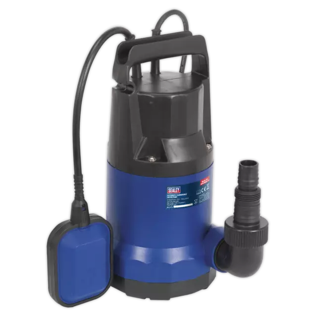 Submersible Pompe à Eau Automatique 100L/Min 230V WPC100A Sealey Neuf