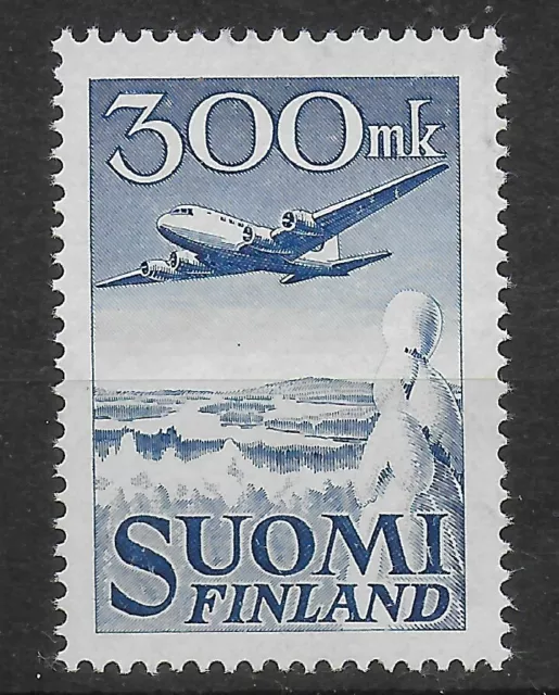 Finlandia Finnland 1950 Posta Aerea Aereo Airplane ** Mnh