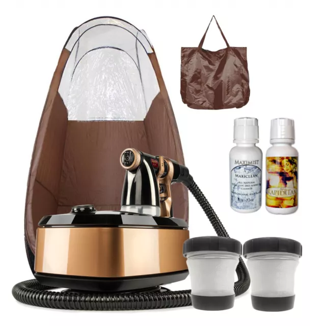 Maximist Allure Xena with Brown Pop Up Tent and Tampa Bay Tan Solution