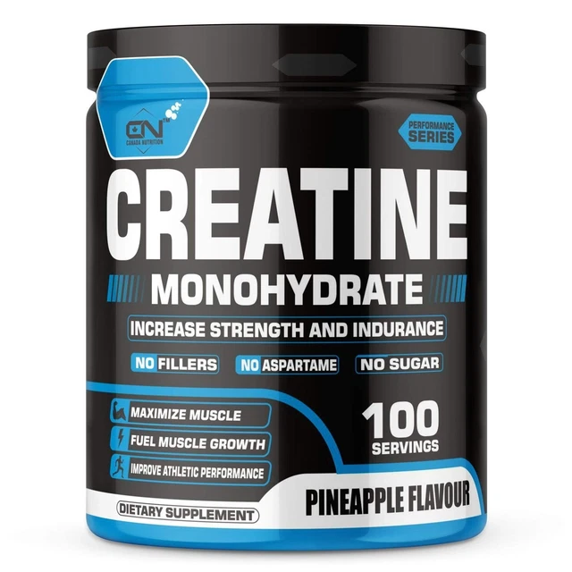 Monohidrato de creatina Canada Nutrition, 100 porciones, polvo, con envío gratuito