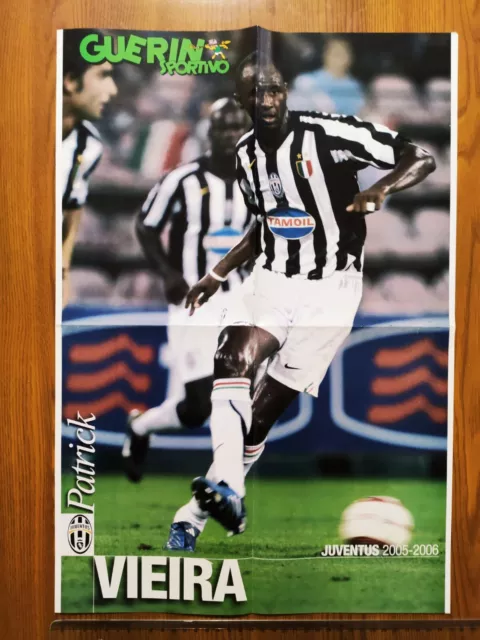 Poster Patrick Vieira Juventus 2005-2006 Guerin Sportivo