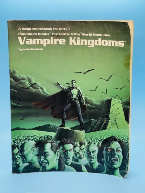 Rifts World Book One Vampire Kingdoms Palladium Books Sourcebook