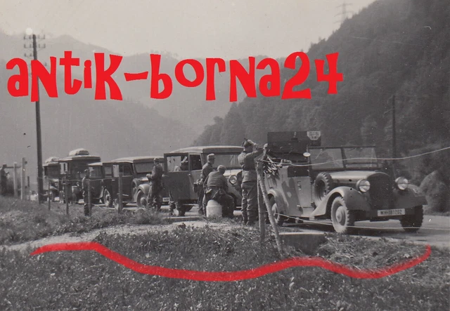 Foto WH 3. Gebirgs-Division Funker LKW PKW Auto Car Gebirgsjäger Geb.Jg.  *157