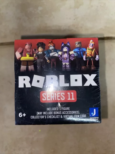 Roblox Series 11 Figure & Virtual Item Code Purple Blind Bag Box