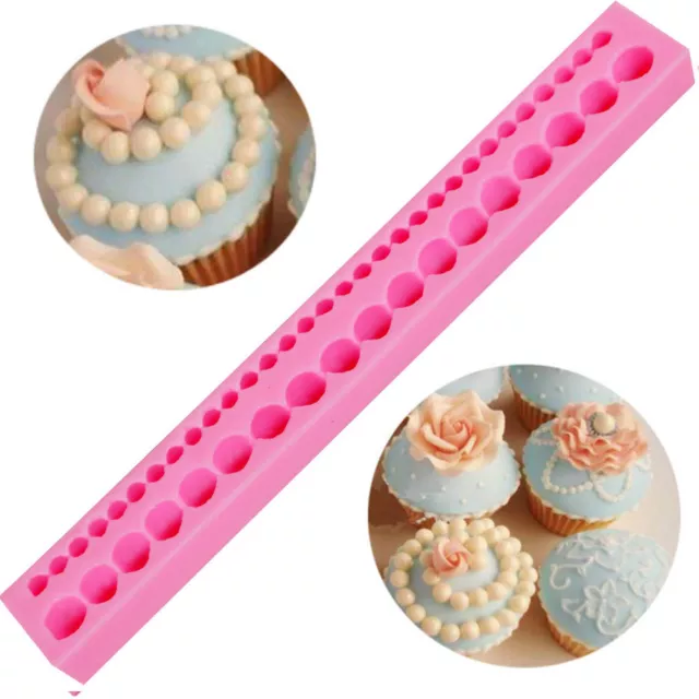 Stampo Perle decorazione collana perla torta dolci pasta zucchero Cake Design