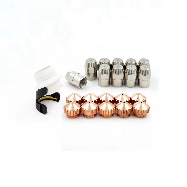 P80 Plasma Cutter Nozzle Electrodes Consumables 1.1 Tip 40Amp