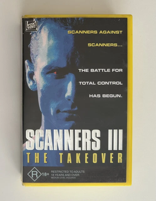 SCANNERS 3: THE Takeover [VHS] CBS Fox Video Big Box Ex-Rental Video ...