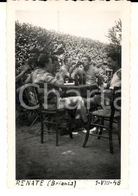 1948 RENATE CICLISMO Birra per la pausa dei corridori *Foto VINTAGE 6x9