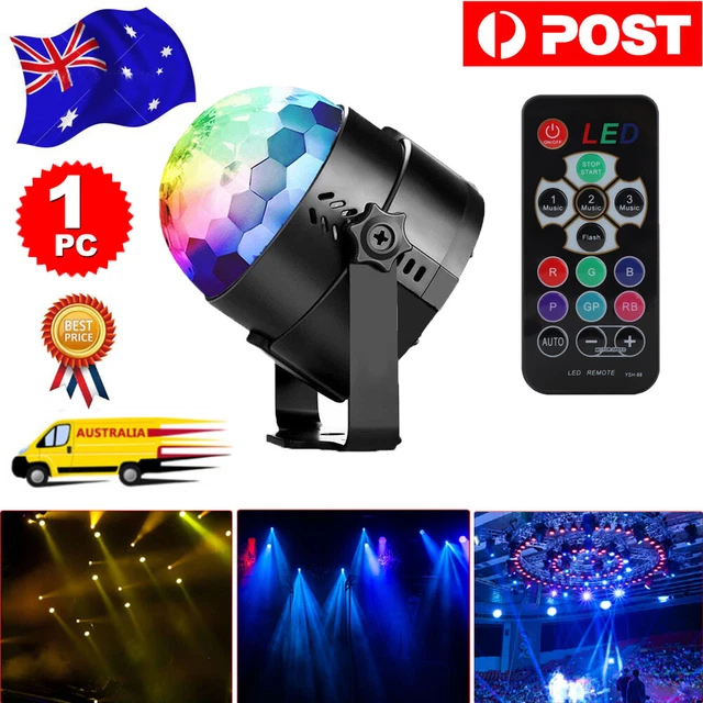 1PCS USB Disco Party Light RGB Stage DJ Laser Lights Club Crystal Magic Ball BOS