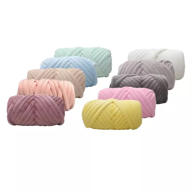 Chunky Yarn Jumbo Tubular Yarn Washable Crocheting Soft Arm Knit Yarn Bulky  Yarn