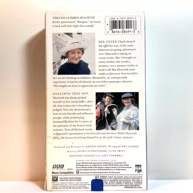 ROY CLARKE'S KEEPING UP APPEARANCES (1993) VHS Patricia Routledge ...