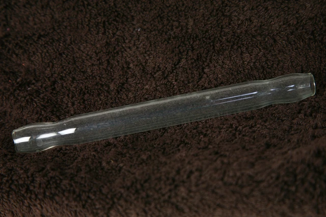 Glaskolben  Antikes medizinisches Instrument, aus Arzt-Sammlung, 15,5 cm (10593) 4