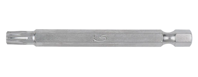 Embout TS Percé KS Tools 911.3103 - 6.35mm T20 - Pour Visseuse, Travail Manuel - Acier Chromé