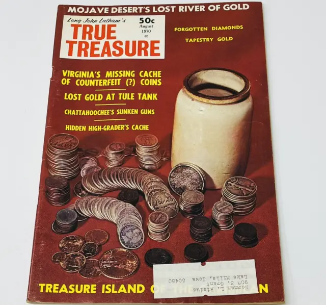 1970 True Treasure Hunting Magazine Metal Detecting Mojave Desert's Lost Gold