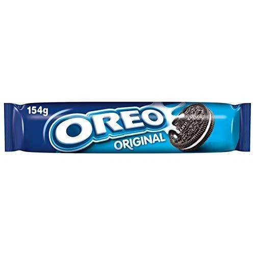 Biscotti doppi cacao originali Oreo ripieno crema vaniglia 16x 154g NUOVO MHD 04/24