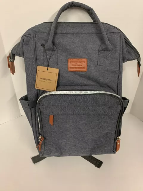 HaloVa Multi-Function Waterproof Diaper Bag - Grey