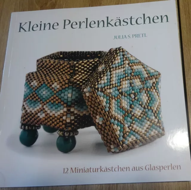 Kleine Perlenkästchen, Peyote, Glasperlen, Beadwork, Perlenfädeln, Handarbeit