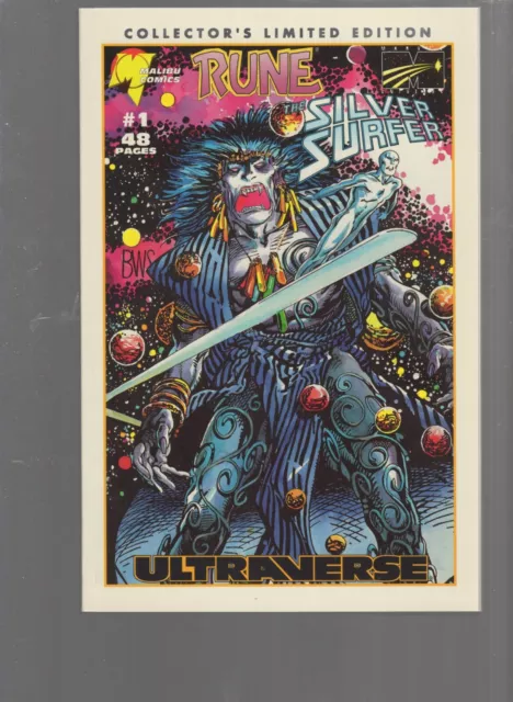Silver Surfer  - Rune Collectors Limited Edition  - Malibu  Marvel Comics