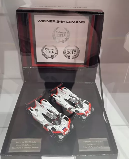 Ixo 1:43 2-Car Set Porsche 919 Hybrid #1 #2 Winner 24h Le Mans 2017