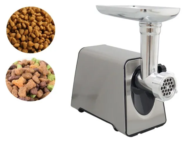Small Household Electric Stainless Steel Animal Pellet Feed Grinder New 220v 5mm