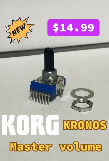Potenziometro Originale Korg Master Volume Per Korg PA4X - Nuovo Di Zecca