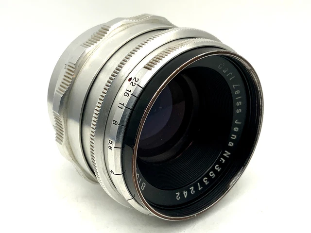 Objectif Carl Zeiss Tessar 50mm F/2.8 - Monture M42 - Occasion - Red T