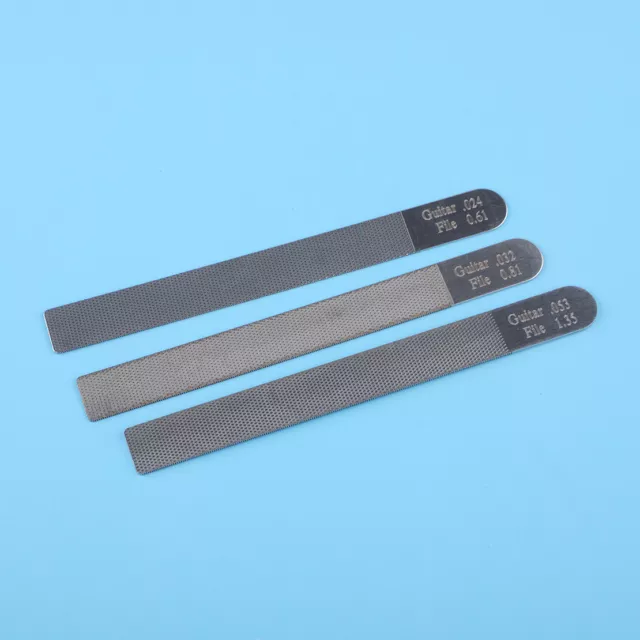 3pcs Guitar Nut Slotting File Saw Rods Slot Luthier Replace Repair Tool