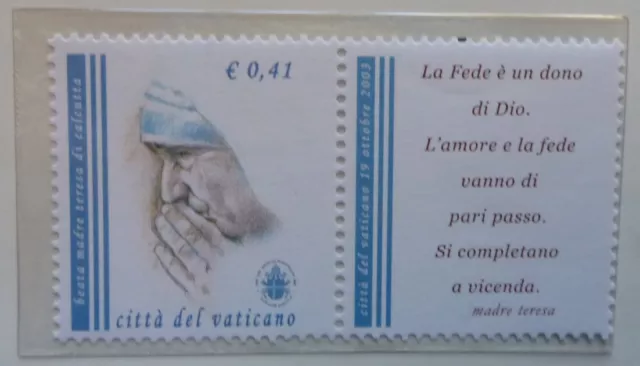 VATICAN CITY 2003 Canonization of Mother Teresa Mint Stamp