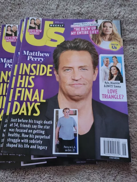 Us Weekly Magazine November 13, 2023 Matthew Perry Inside His Final Days