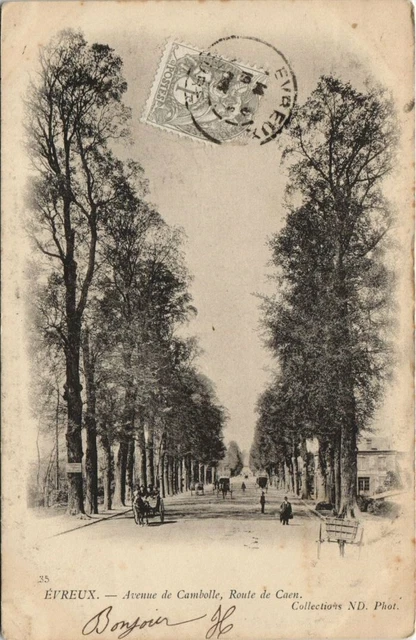 CPA ÉVREUX-Avenue de Cambolle-Route de Caen (29000)