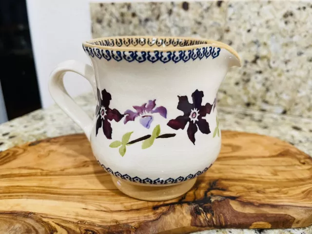 Nicholas Mosse Clematis Handmade Pottery  Ireland  PITCHER 4" Creamer Juicer