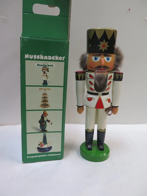 Erzgebirge Nut Cracker, 12 Inches Tall, Excellent Condition With Original Box