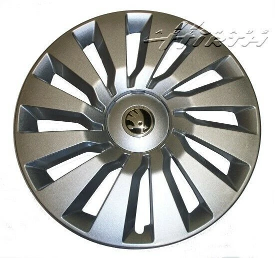 Skoda Original Radzierblenden Hermes 16 Zoll - 4 Stück Für Superb Mit Stahlfelgen