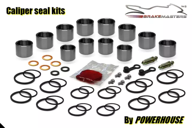 Suzuki GSX-R1000 front brake caliper piston seal rebuild kit 2001 2002 K1 K2