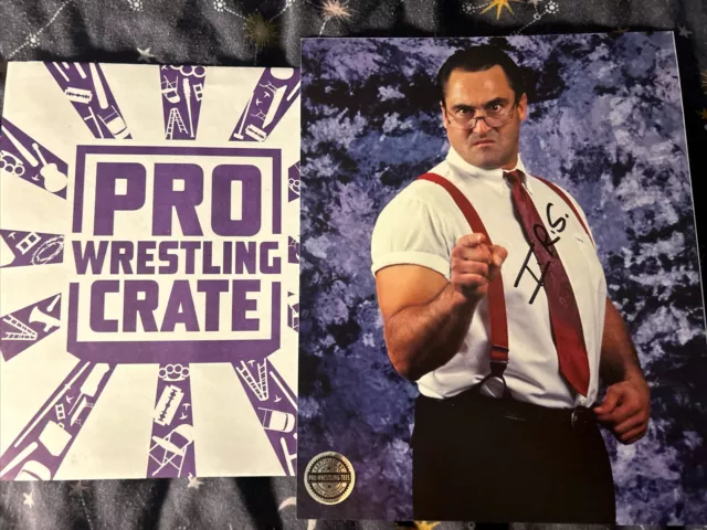 IRS Pro Wrestling Crate Signed Photo WWF