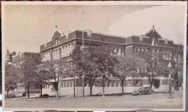 Postcard, RPPC, One of a Group of Buildings that were Albuquerque High School.