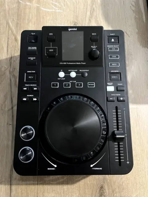 Media Player Gemini Professionnel CDJ-650