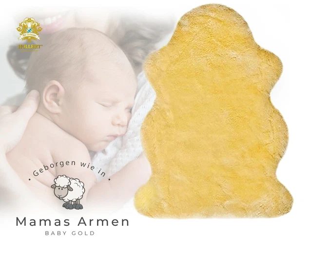 BABY SHEEPSKIN ECOLOGICAL Tanned Merino Natural Fur Washable Babyfell