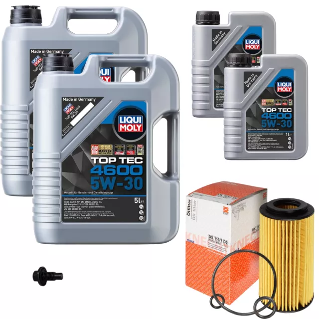 MAHLE Ölfilter LIQUI MOLY Top Tec 4600 5W-30 12 L für Land Rover Range 4.4 D