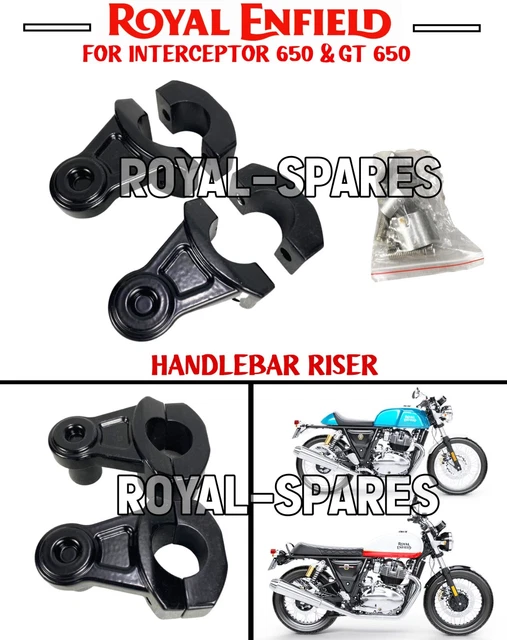 ROYAL ENFIELD INTERCEPTOR 650 & GT 650 "HANDLEBAR RISER" With Express