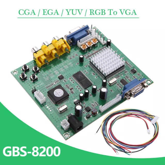 Arcade Game RGB CGA EGA YUV to VGA HD Game Video Converter Output Board C4U4