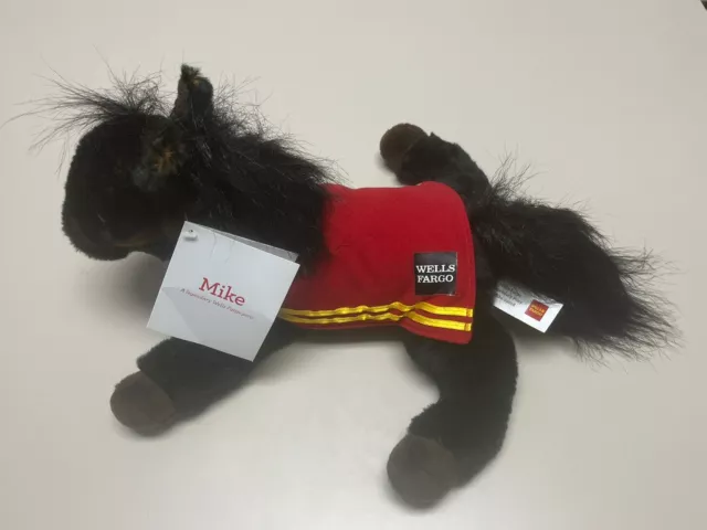 2016 Legendary Wells Fargo Bank Mike Pony Plush w/tag Horse Stuffed Animal 13”