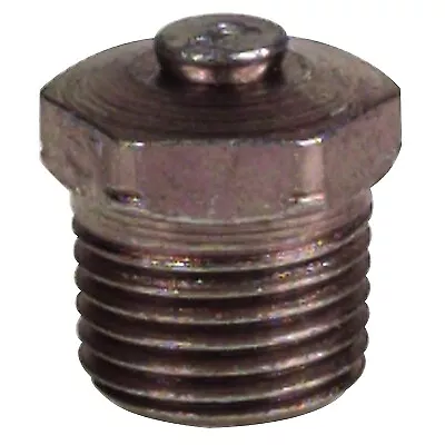 Relief Fittings, Straight, 1/2 in, Male/Male, 1/8 in (PTF), 80 psi Alemite