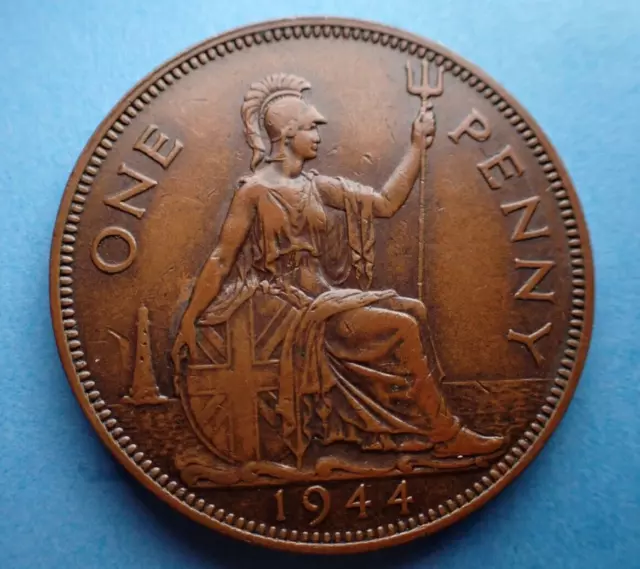 1944 George VI, Penny as shown.